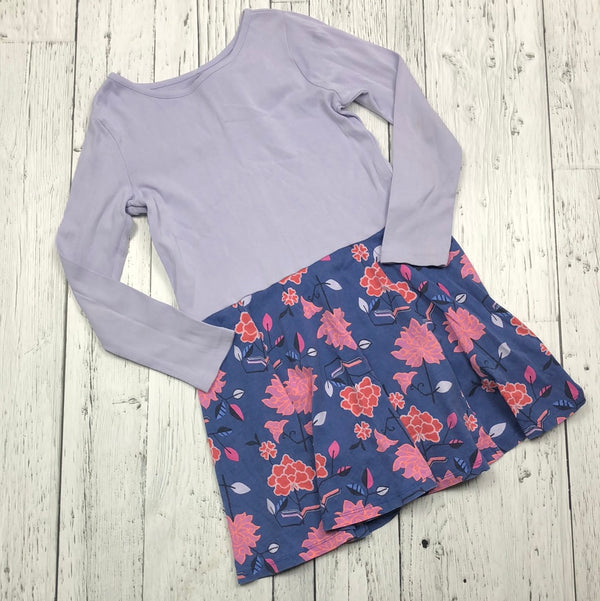 Tea purple floral dress - Girls 8