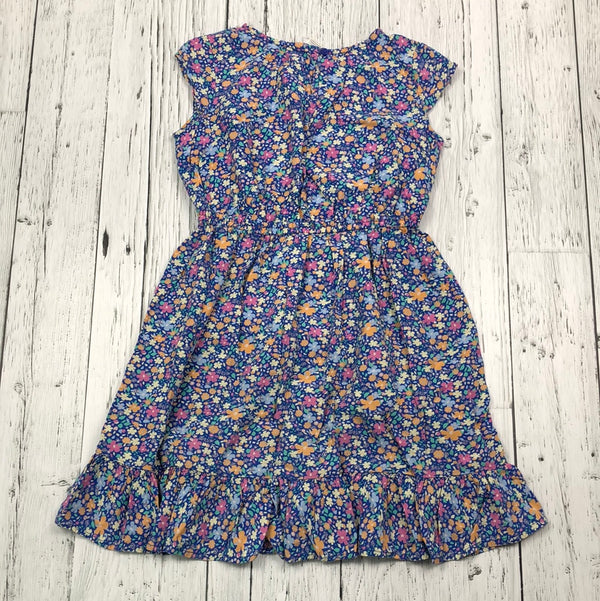 Oshkosh blue floral dress - Girls 8