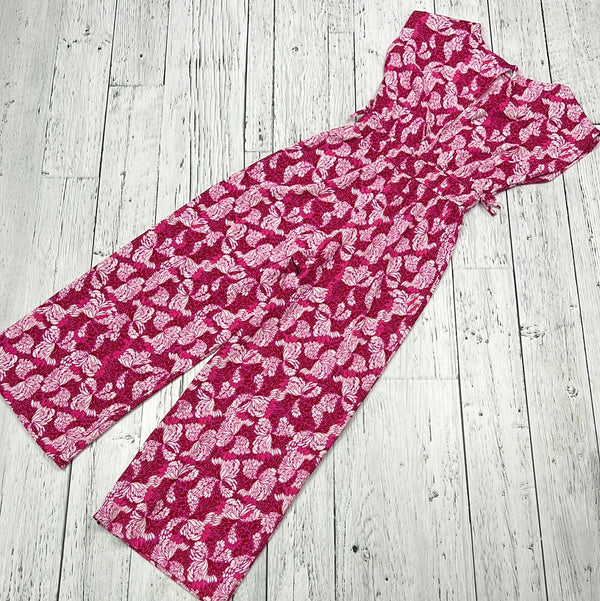 Zara pink patterned romper - Girls 8/9