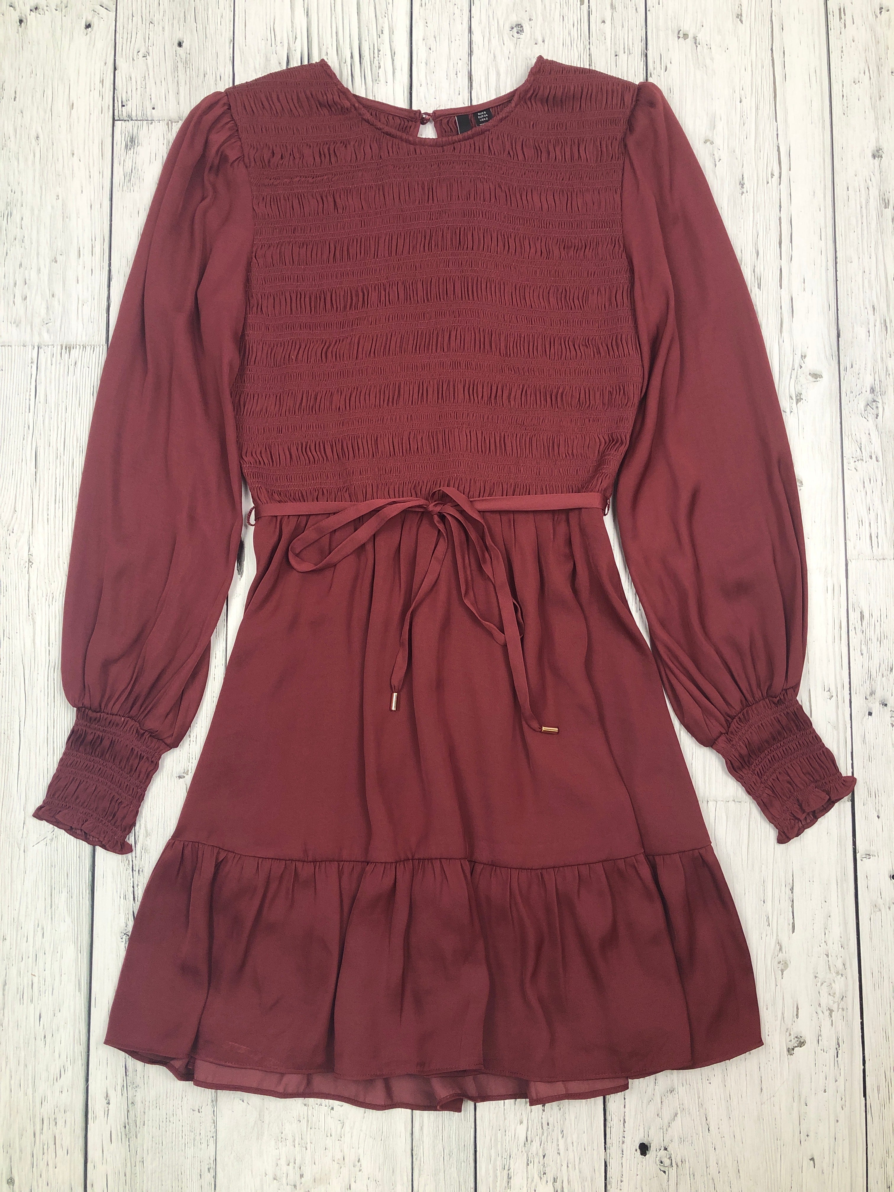 Ever New burgundy dress