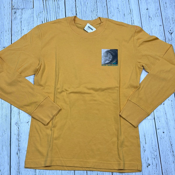 Hollister yellow graphic long sleeve shirt - His S