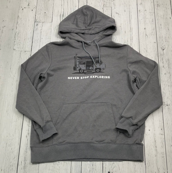 The North face grey graphic hoodie - Hers XL