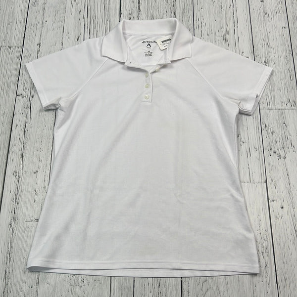 Antigua white golf shirt - Hers M