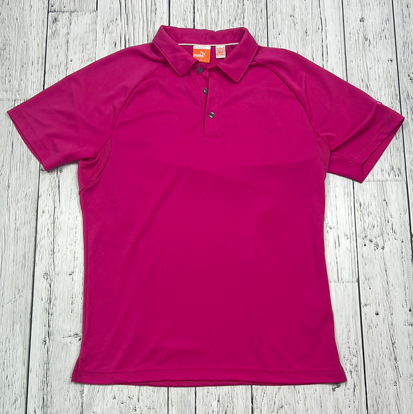 Puma pink golf shirt - His S