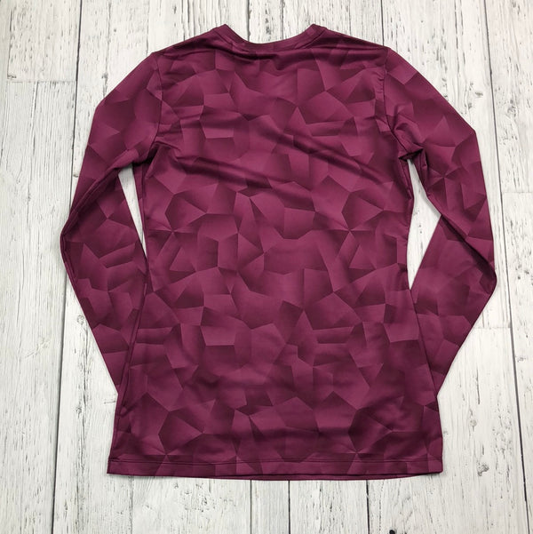 Nike golf purple patterned shirt - Hers S