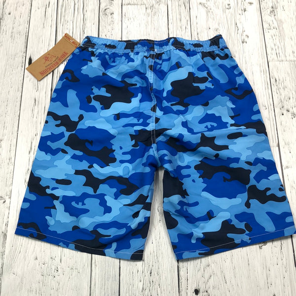 True Religion blue patterned swim shorts - Boys 10/12