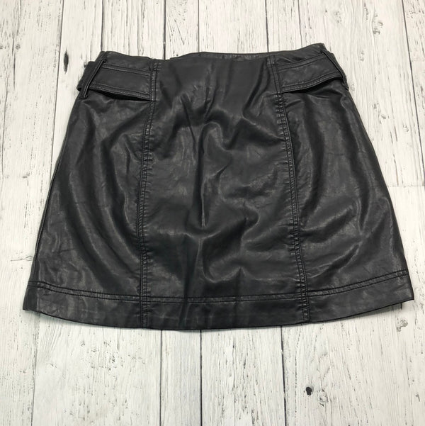 Free People black leather skirt - Hers XS/2