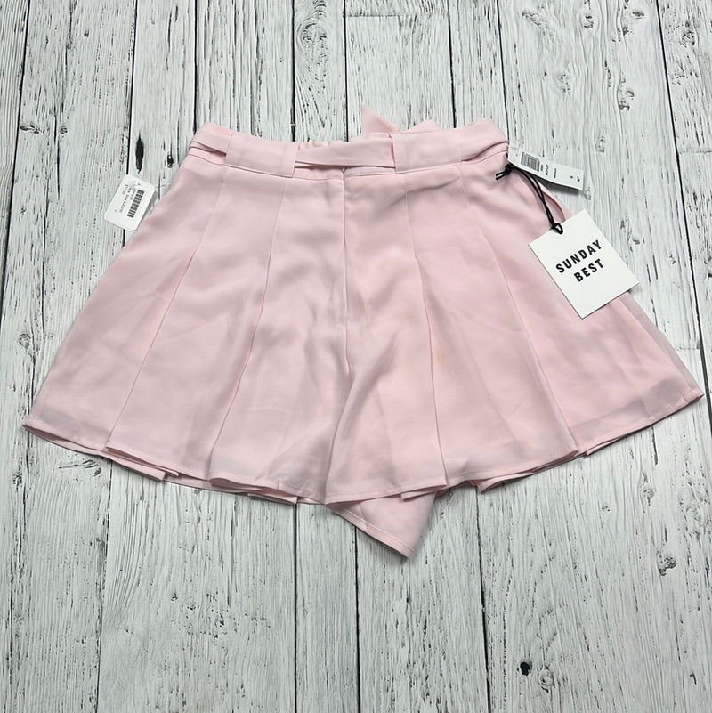 Sunday Best Aritzia pink shorts - Hers XXS/00