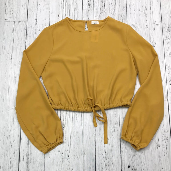 Wilfred yellow cropped shirt - Hers XS