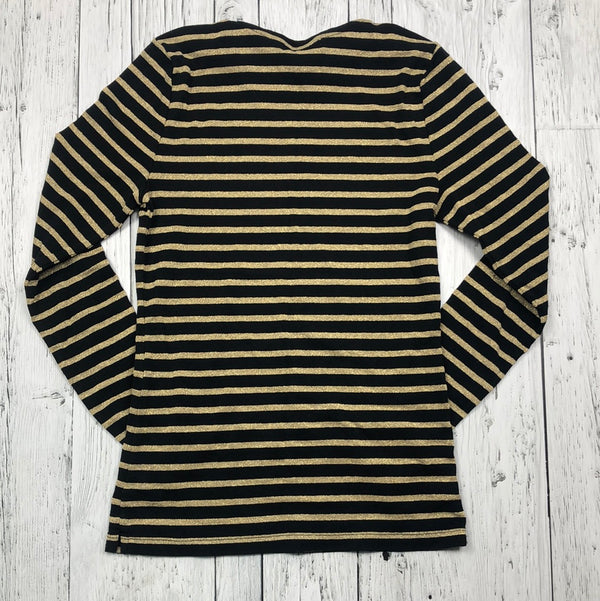 Ralph Lauren golf black striped shirt - Hers M