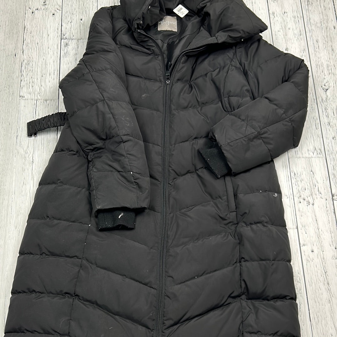 Thyme Maternity Black Long Winter Coat - Ladies M – SproutzUturn