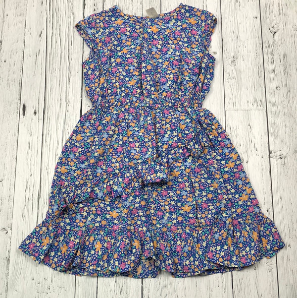 Oshkosh blue floral dress - Girls 8