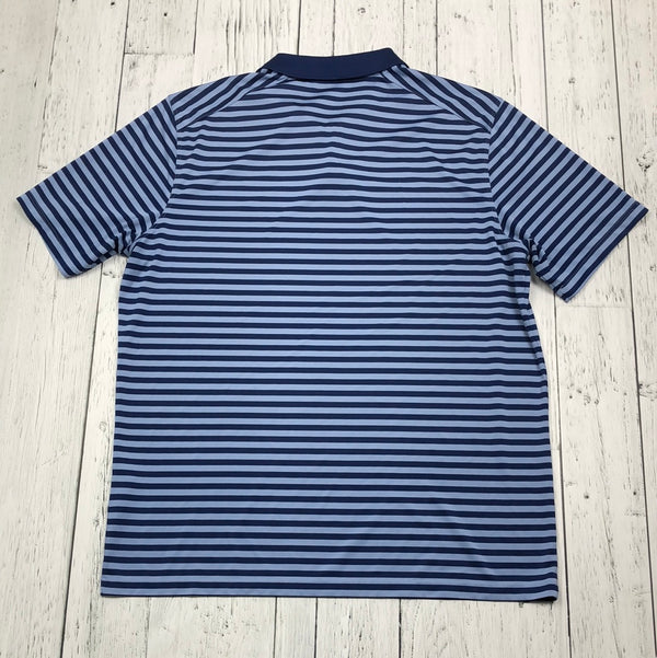 Nike blue striped golf shirt - His L