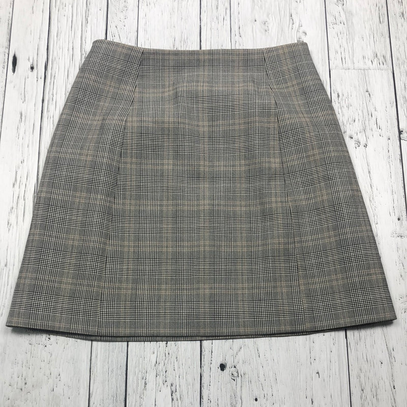 Babaton Aritzia grey plaid skirt - Hers S/6