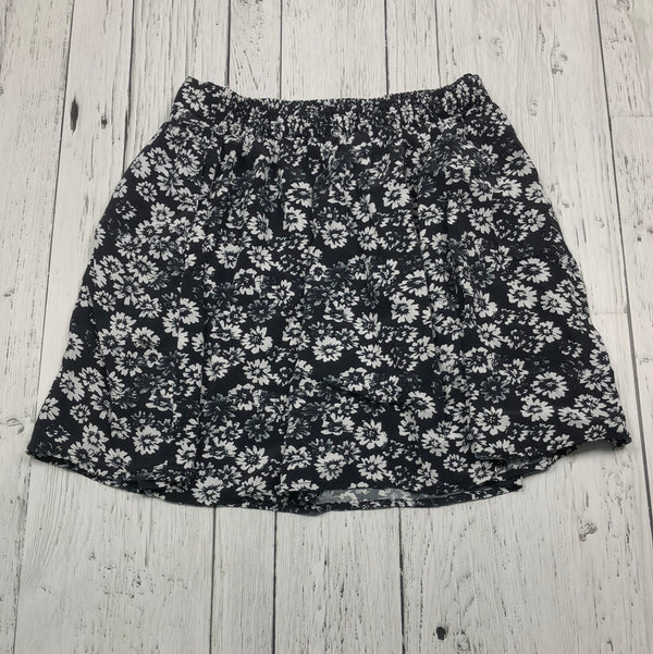 Garage black white floral skirt - Hers XS