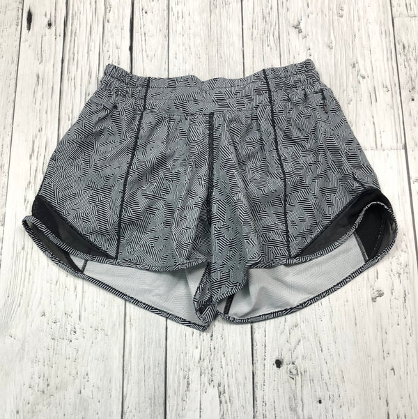lululemon black white patterned shorts - Hers S/4