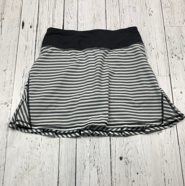 lululemon black white striped skirt - Hers XS/2