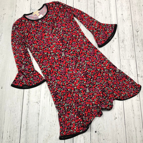 Micheal Kors red pink black patterned dress - Hers XS
