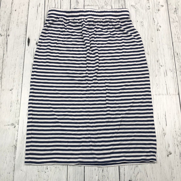 Joe fresh navy white striped skirt - Girls 7