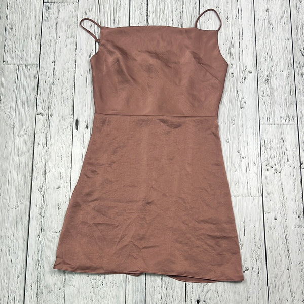 Sunday Best Aritzia brown silk dress - Hers S