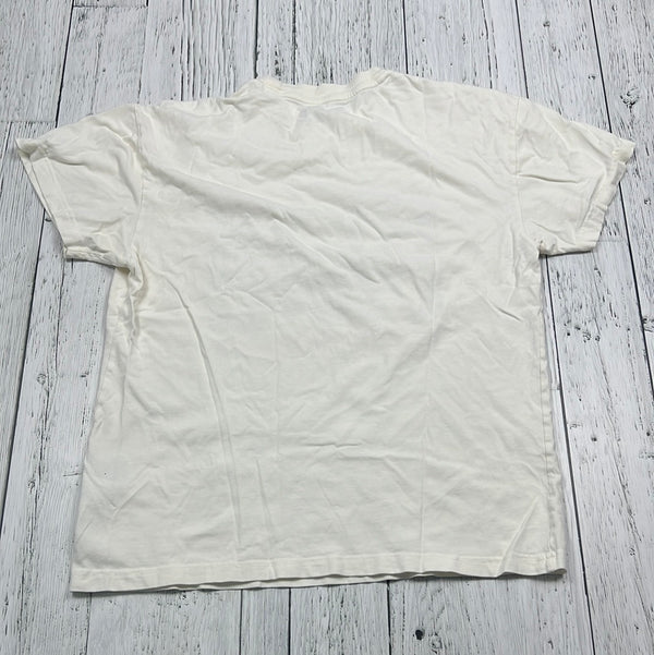 Abercrombie&Fitch white graphic t shirt - His L