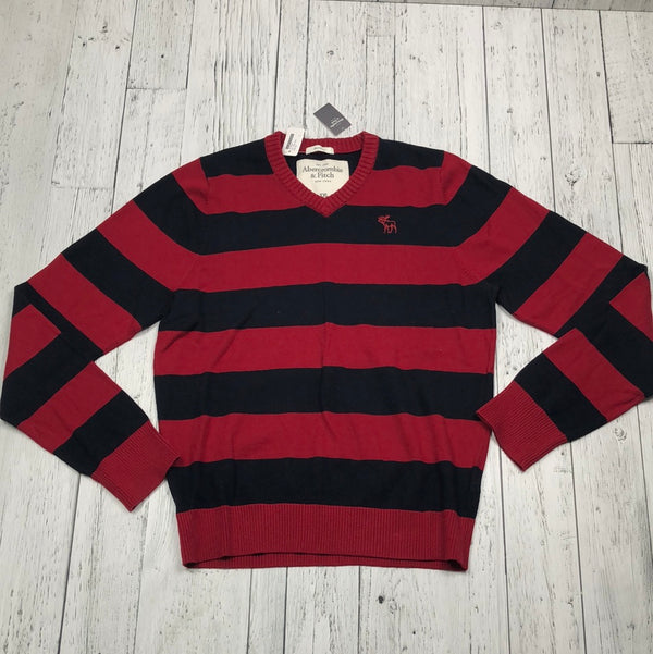 Abercrombie & Fitch red and black sweater - His XXL