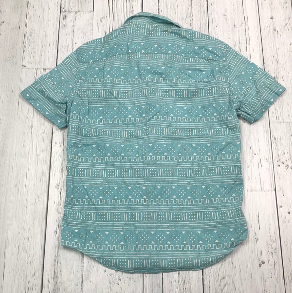 American Eagle blue patterned shirt - His M