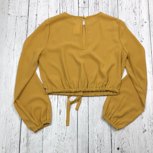 Wilfred yellow cropped shirt - Hers XS