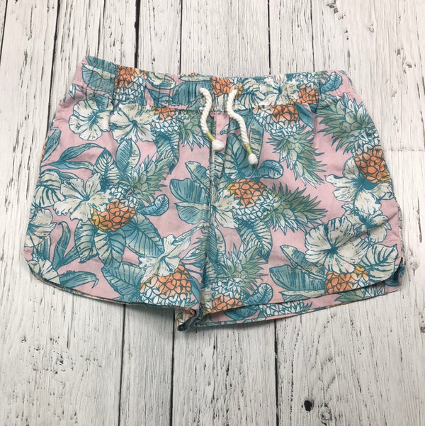 Oshkosh blue pink patterned shorts - Girls 8