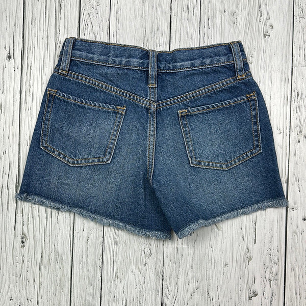 Old Navy Medium Wash Denim Distressed Shorts - Girls 10