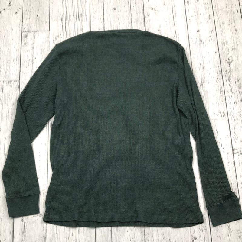 Abercrombie&Fitch Green Waffle Long Sleeve - His L