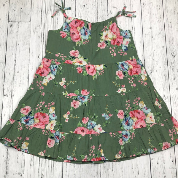 Gap Green Floral Dress - Girls 8
