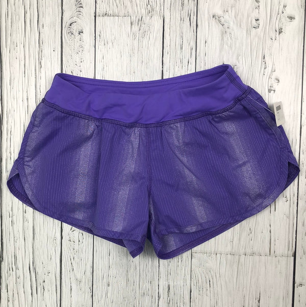 ivivva purple sparkle two layered shorts - Girls 8