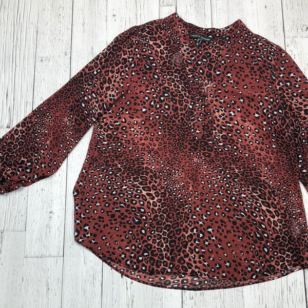 Love & Legend red patterned long sleeve shirt - Hers L/14