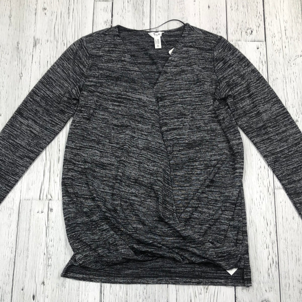 Thyme Black & Grey Maternity Sweater - Ladies XS