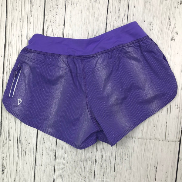 ivivva purple sparkle two layered shorts - Girls 8