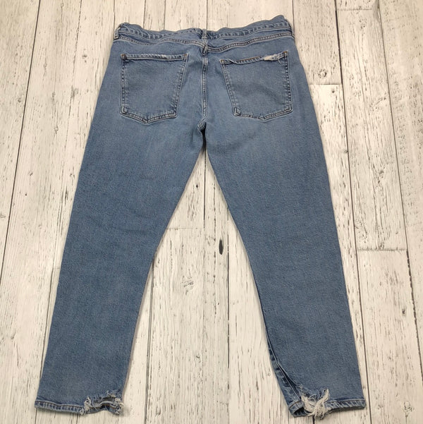 Agolde Aritzia midwash distressed jeans - Hers L/31