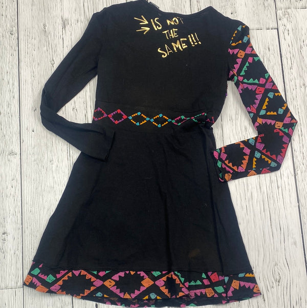 Desigual black multi colour dress - Girls 10