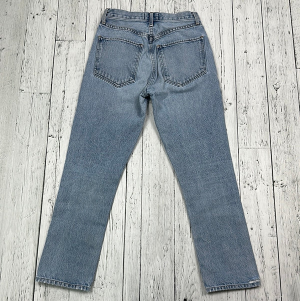 AGOLDE Aritzia Light Wash High Waisted Denim Jeans - Hers XS/25