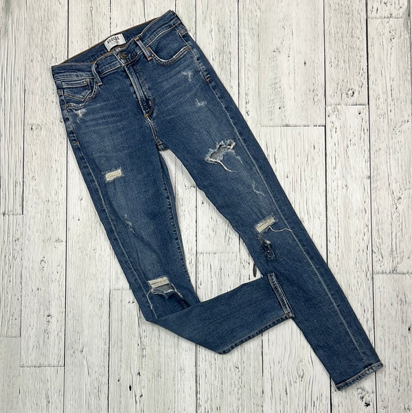 Agolde Aritzia distressed skinny jeans - Hers S/27