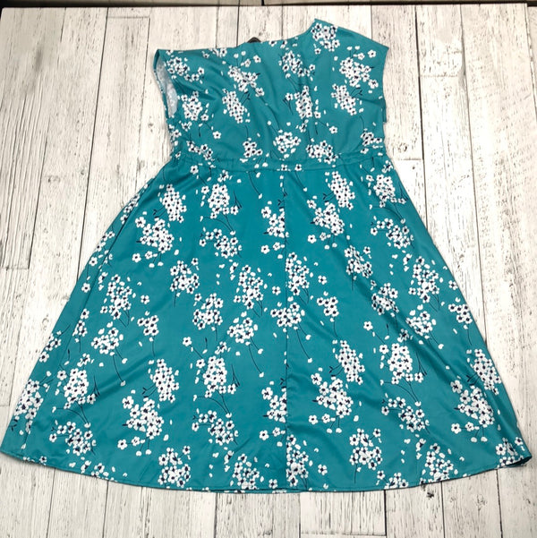 PatPat Maternity turquoise floral dress - Ladies L