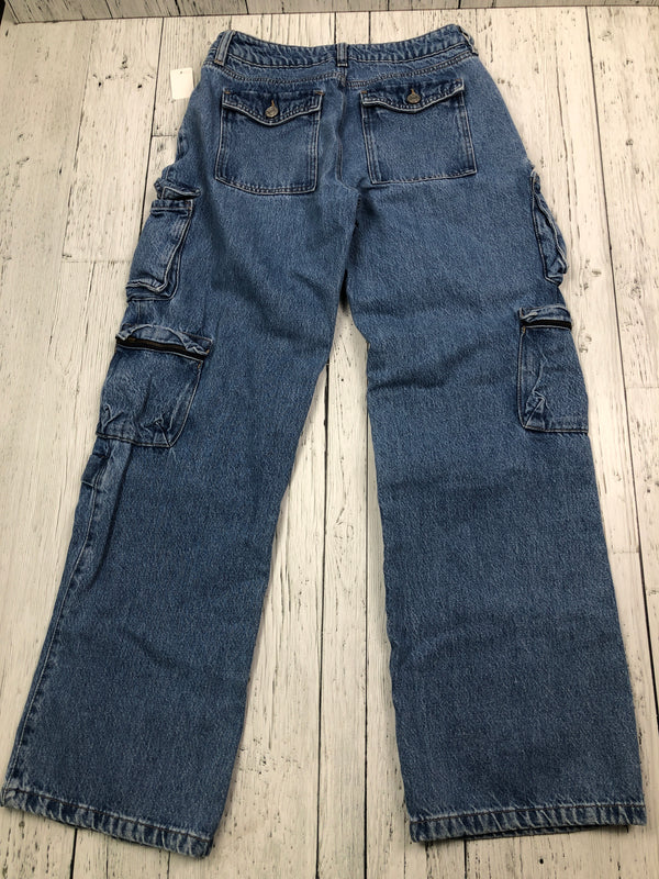 Garage denim blue cargo pants - Hers S/26