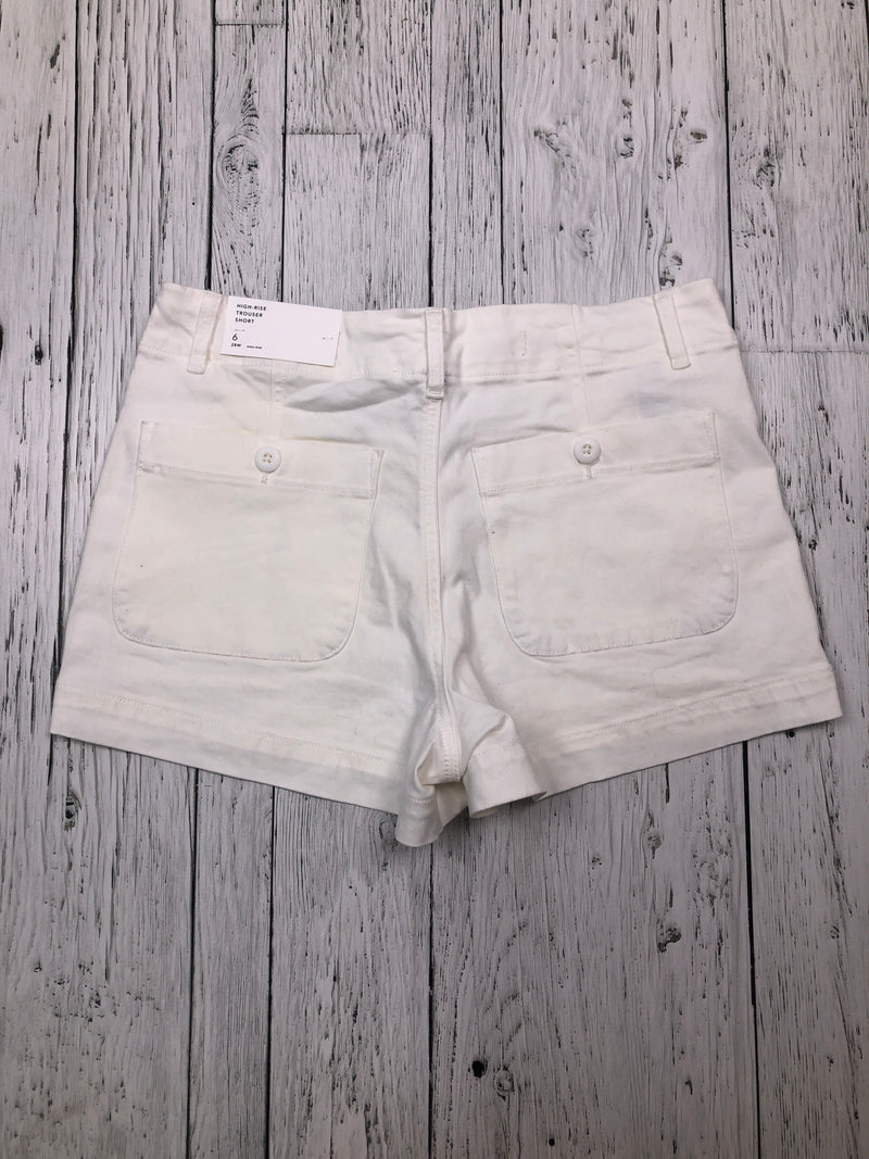 American Eagle white high rise trouser shorts - Hers S/6