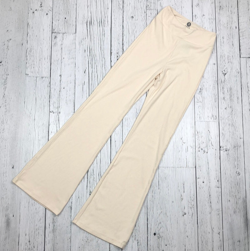 Citta yellow bell bottom yoga pants - Hers XS