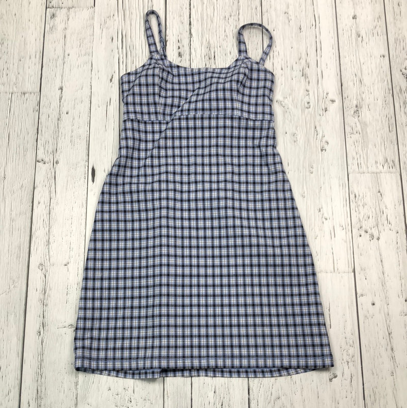 Hollister blue black plaid dress - Hers XS