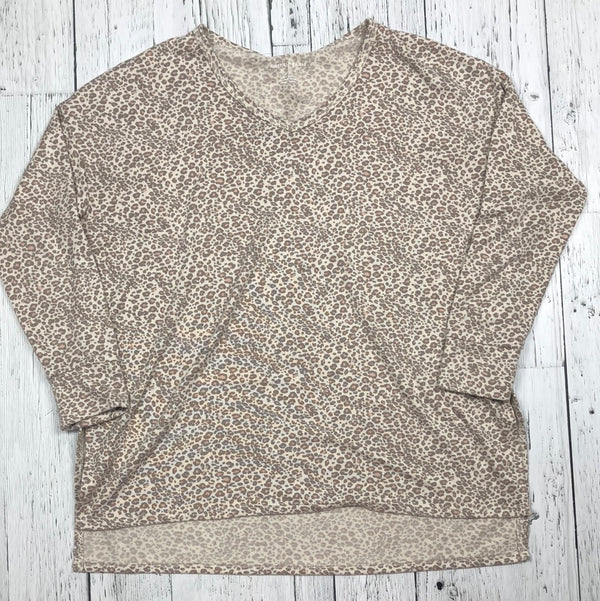 American eagle tan patterned shirt - Hers S