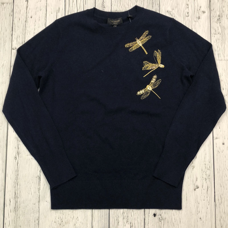 Ted baker navy graphic sweater - Hers S/1