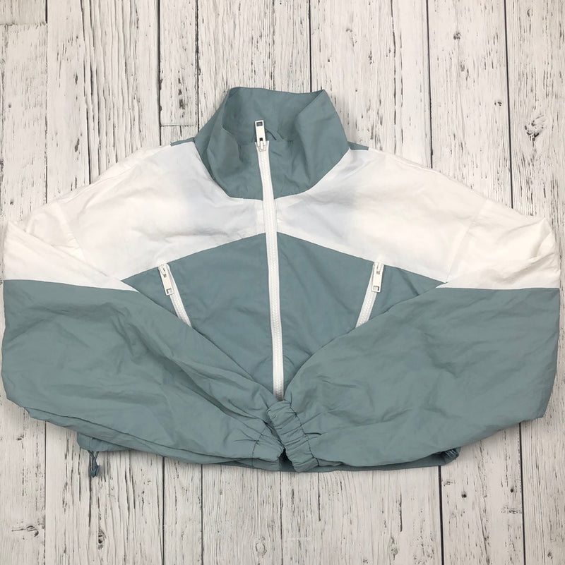 Garage blue/white windbreaker zip up - Hers XS