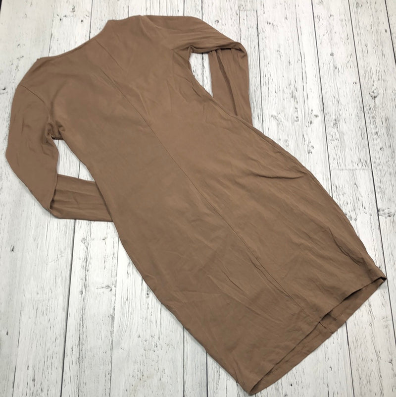 H&M brown maternity dress - Ladies M