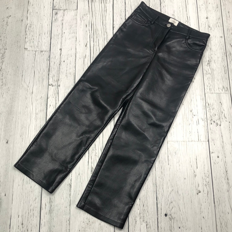 Wilfred Aritzia black leather pants - Hers XS/00